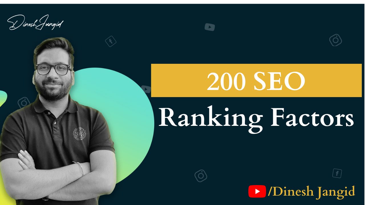 200 SEO Ranking Factors